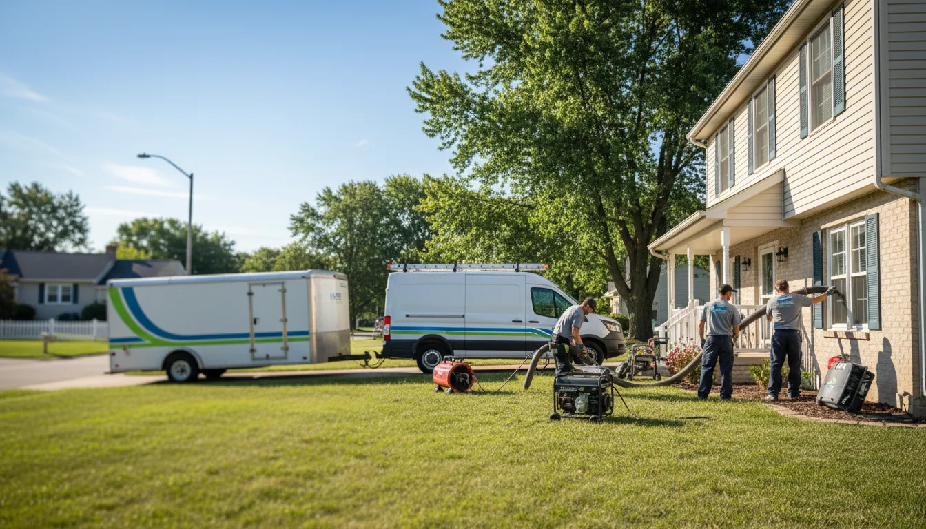 Flooded Basement Restoration And Cleanup With Repair in Wheatley, AR near me